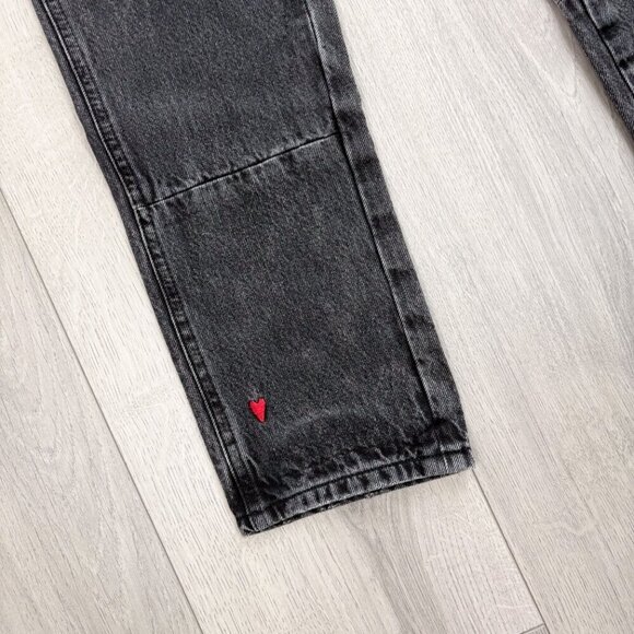 Scotch & Soda Womens 26/32 Low Rise Slim Boyfriend Jeans Lady Luck Embroidered - Picture 5 of 8